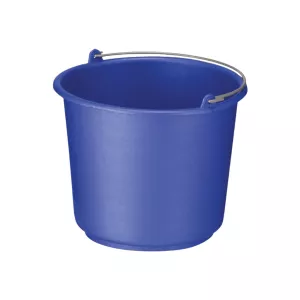 Seau rond bleu 12 litres - gradué